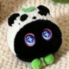 A6 plush skin - panda design A6 plush skin - panda design